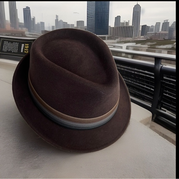 1917 Biltmore 100% Wool Fedora NEW! For The Well Dressed Gentleman - Picture 4 of 16